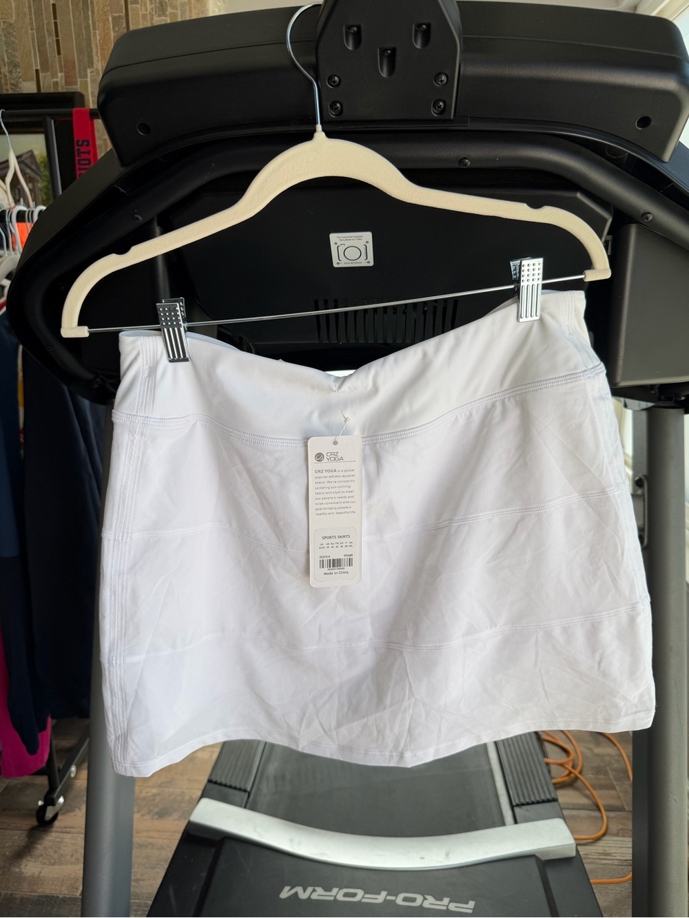 CRZ YOGA White Athletic Skort